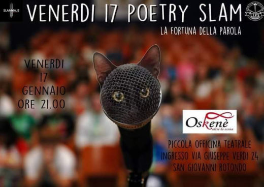 Per la prima a volta a San Giovanni Rotondo il poetry slam