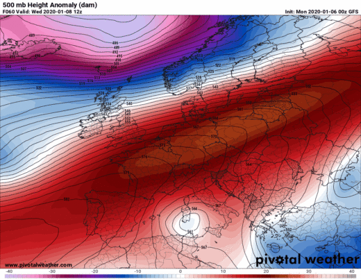 Inverno con l’anticiclone