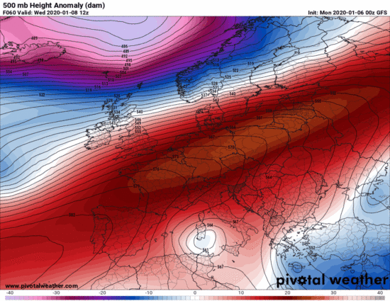 Inverno con l’anticiclone