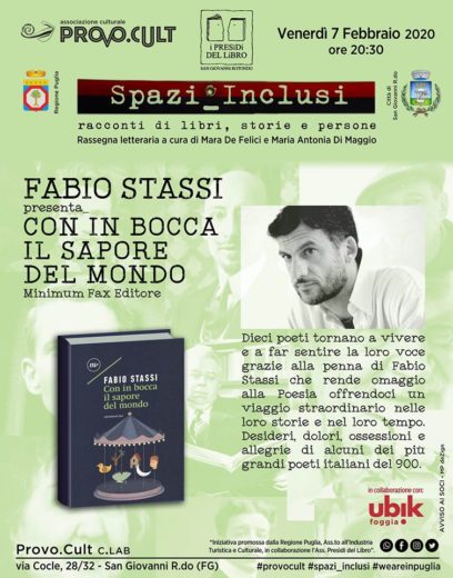 Spazi Inclusi, FABIO STASSi Con in Bocca il Sapore del Mondo