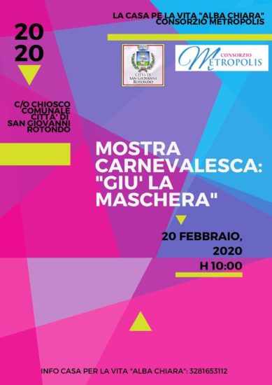 Giostra Carnevalesca: GIU’ LA MASCHERA