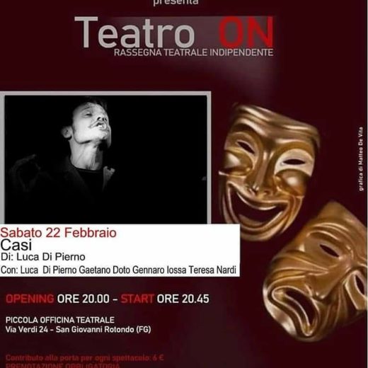 Quarto appuntamento della Rassegna di Teatro Indipendente con *Casi*