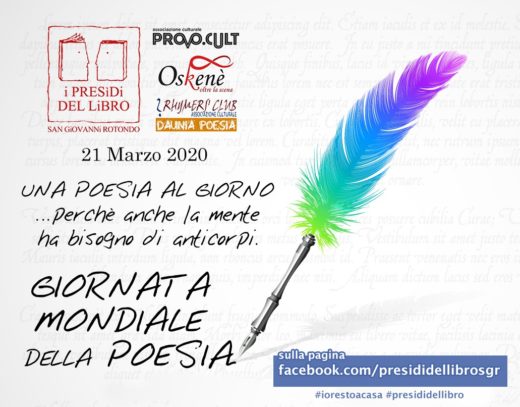 San Giovanni Rotondo: oggi si celebra la giornata mondiale della poesia