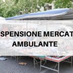 Sospensione mercato ambulante del venerdì