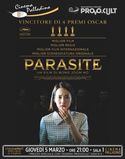 PARASiTE – Speciale CinemArteDì in trasferta al Cinema Palladino