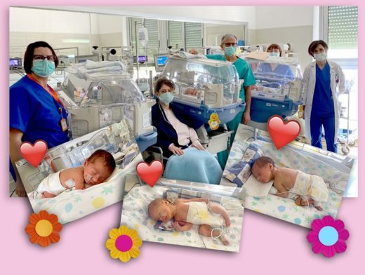 Tre gemelline nate a Casa Sollievo della Sofferenza “la vita continua, non aspetta”