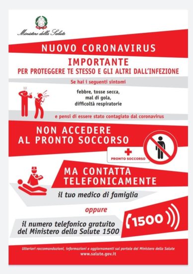 ATTIVAZIONE C.O.C. COMUNE DI SAN GIOVANNI ROTONDO PER INFORMAZIONI E ASSISTENZA ALLA POPOLAZIONE