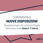 “CORONAVIRUS “ nuove disposizioni del Presidente del Consiglio