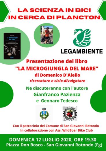 A San Giovanni Rotondo presentazione del volume “La microgiungla del mare” Con la presenza del ciclo-divulgatore e ricercatore Domenico D’Alelio