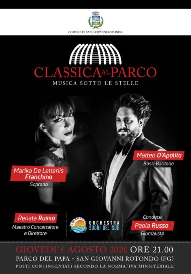 🎶 “CLASSICA AL PARCO – MUSICA SOTTO LE STELLE” 🎶