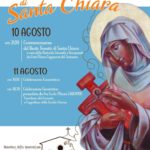 Programma solennità di Santa Chiara 2020
