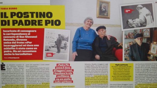È morto Tobia Russo il postino di Padre Pio