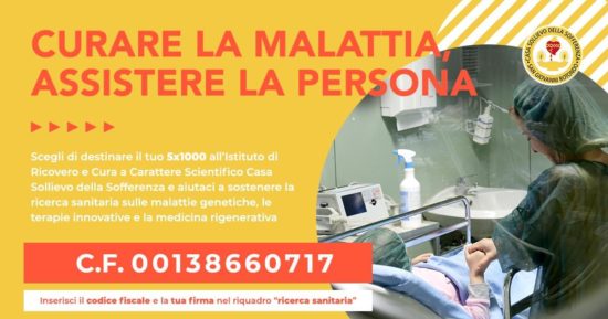 Sostieni la ricerca sanitaria di Casa Sollievo della Sofferenza