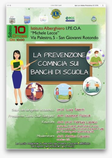 Il prof. Pierluigi Lopalco a San Giovanni Rotondo