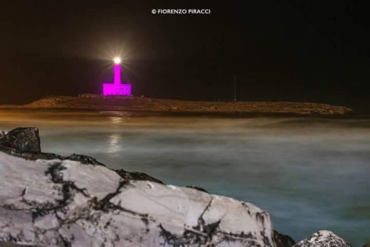 Vieste Si Illumina Di Rosa