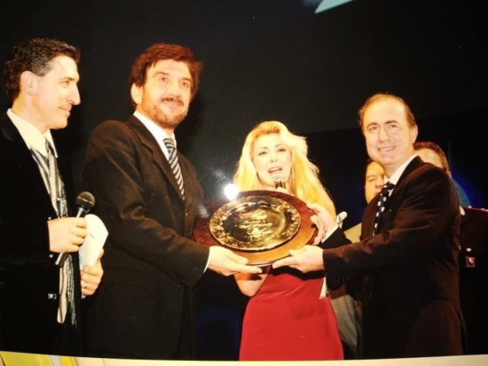 San Giovanni Rotondo:GIGI PROIETTI ha vinto il premio Bisanum 1998