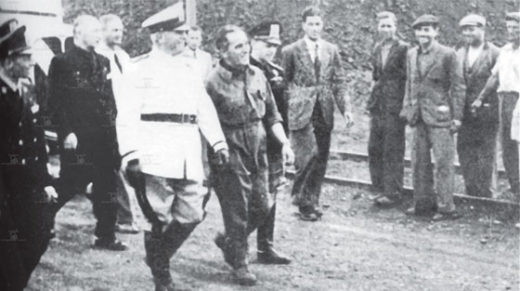 Benito Mussolini si recò due volte a visitare la miniera di San Giovanni Rotondo