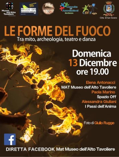 LE FORME DEL FUOCO tra mito, archeologia, teatro e danza