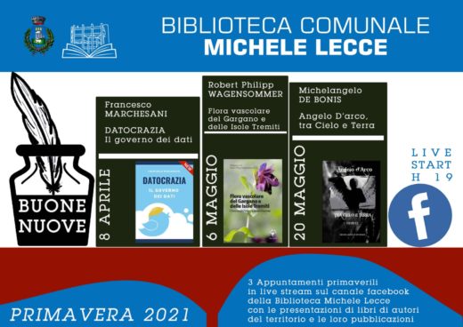 La Biblioteca Michele Lecce ha creato il nuovo format “Buone Nuove”
