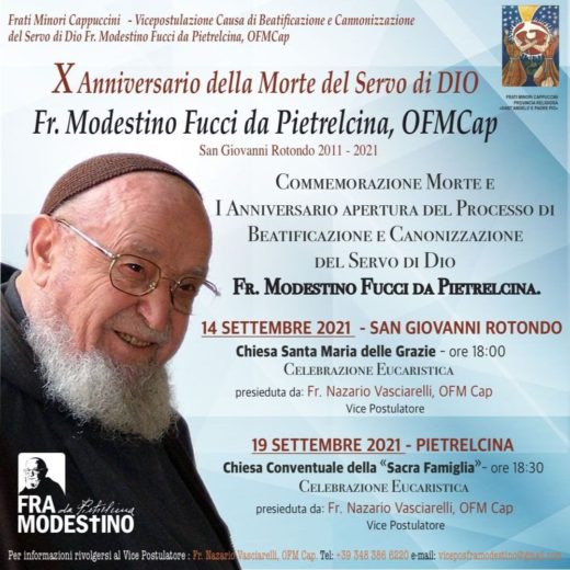 𝐗 𝐀𝐧𝐧𝐢𝐯𝐞𝐫𝐬𝐚𝐫𝐢𝐨 𝐝𝐞𝐥𝐥𝐚 𝐌𝐨𝐫𝐭𝐞 𝐝𝐞𝐥 𝐒𝐞𝐫𝐯𝐨 𝐝𝐢 𝐃𝐈𝐎.𝘍𝘳 𝘔𝘰𝘥𝘦𝘴𝘵𝘪𝘯𝘰 𝘍𝘶𝘤𝘤𝘪 𝘥𝘢 𝘗𝘪𝘦𝘵𝘳𝘦𝘭𝘤𝘪𝘯𝘢.