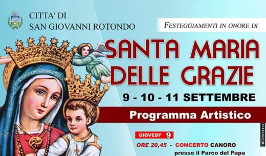 Festa di Santa Maria delle Grazie programma artistico