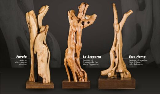 TRE SCULTURE DEL MAESTRO GALBUSERA A SAN GIOVANNI ROTONDO