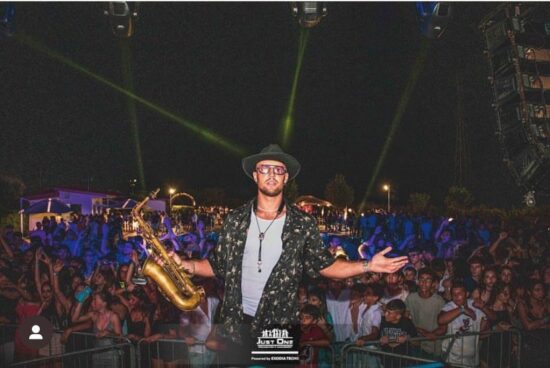 Il Sassofonista sangiovannese Matteo Cascavilla, ospite del noto chef Cracco