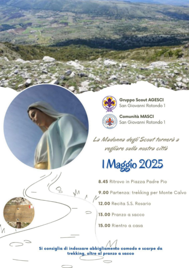 La madonna degli Scout torna a vegliare sulla nostra città