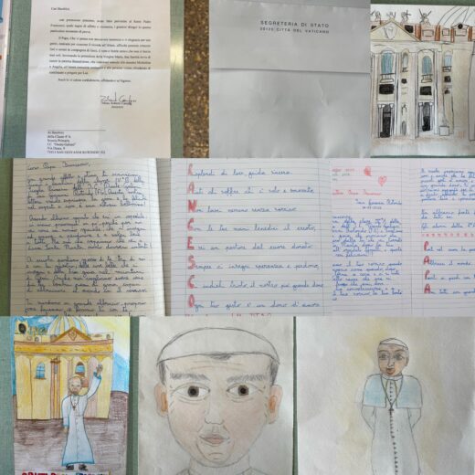 PAPA FRANCESCO E I BAMBINI: I.C. DANTE GALIANI UNA STORIA DI AFFETTO E SPERANZA